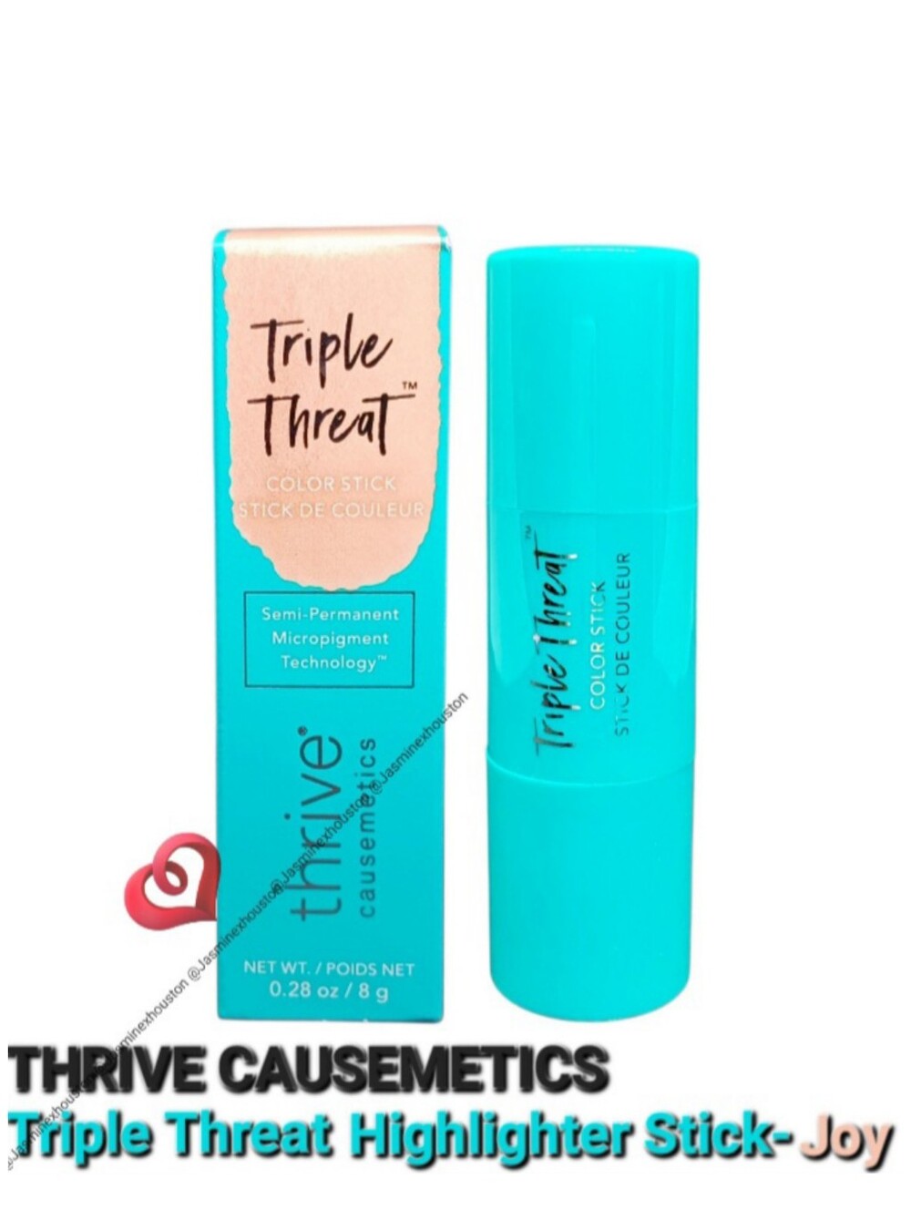 🎉2•$20/3•$28🎉 THRIVE CAUSEMETICS Triple Threat Highlighter Stick In Joy